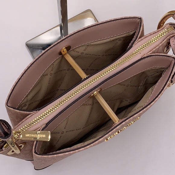 MICHAEL KORS NICOLE LG TRIPLE COMPARTMENT CROSSBODY - Picture 9 of 16